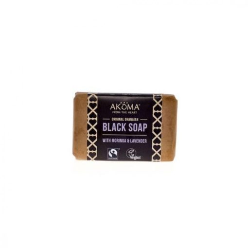 Afrikai fekete szappan, levendula illattal  (70 g)
